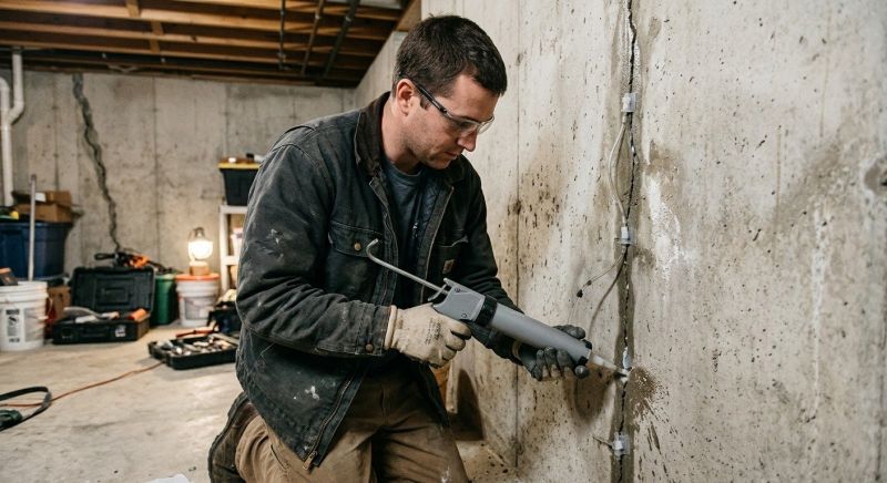 Basement Crack Repair in Dunlap, TN