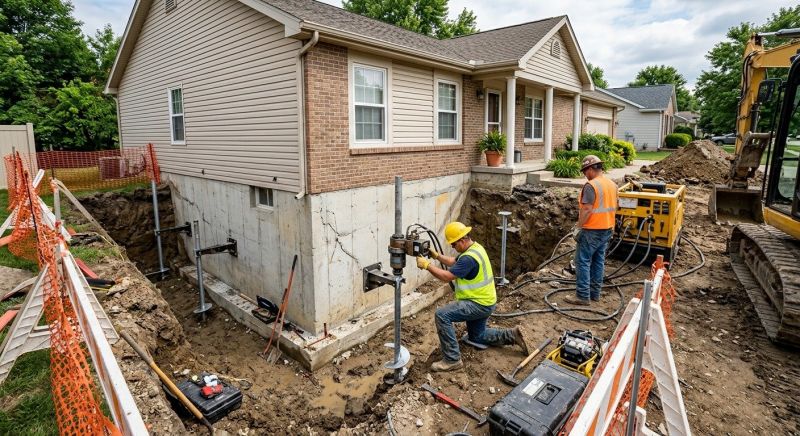 Building Foundation Repair in Signal Mountain, TN
