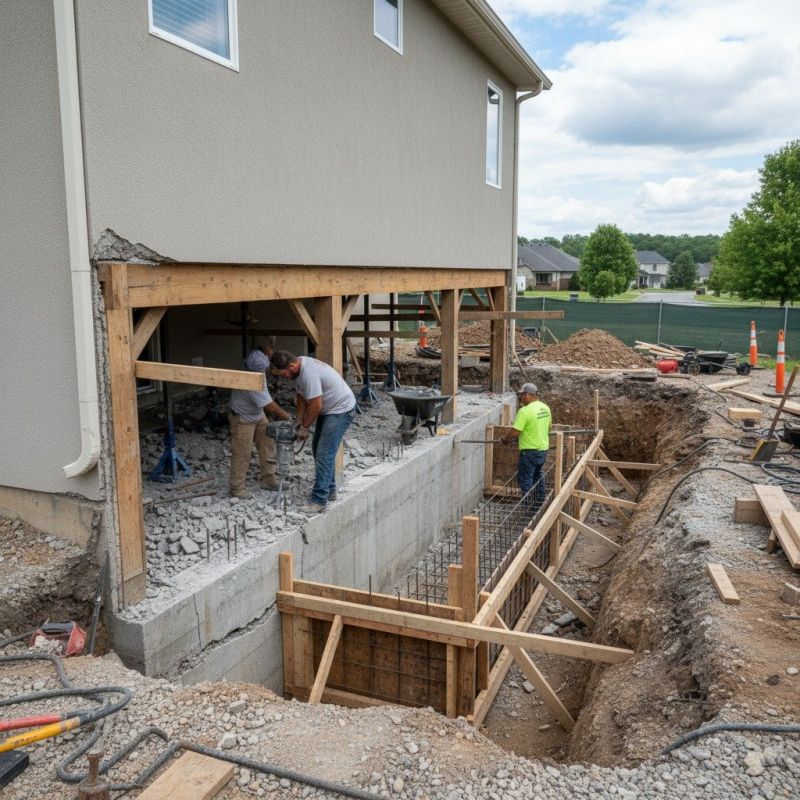 Building Foundation Repair in Van Buren County, TN