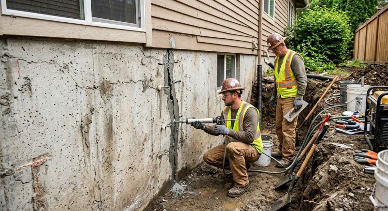 Cracked Foundation Repair in Dunlap, TN