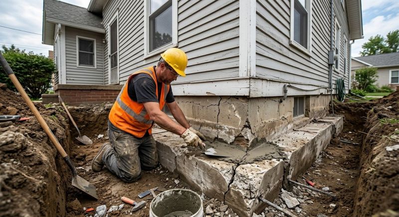 Cracked Foundation Repair in Rhea County, TN
