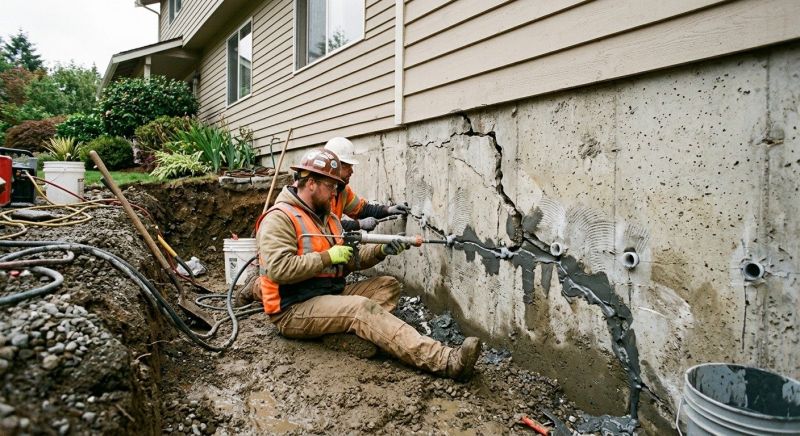 Cracked Foundation Repair in Rhea County, TN
