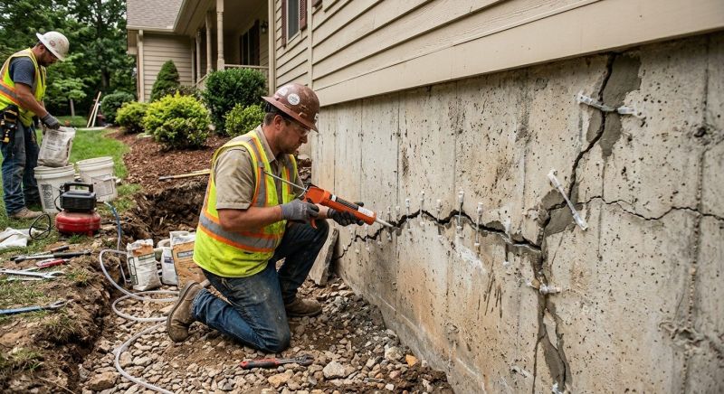 Cracked Foundation Repair in Sale Creek, TN