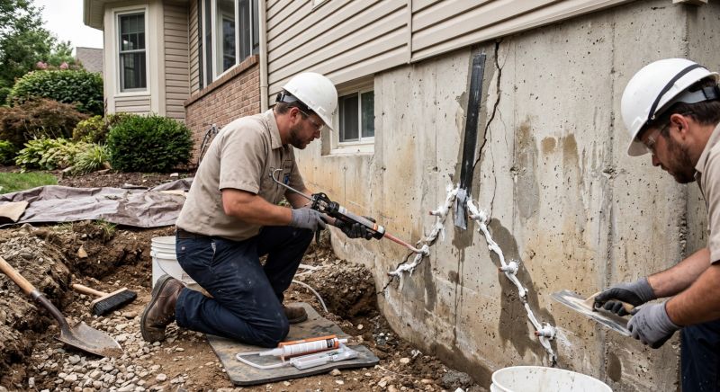 Cracked Foundation Repair in Van Buren County, TN
