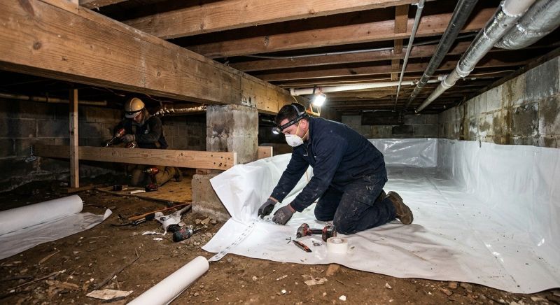 Crawl Space Leveling in Dunlap, TN