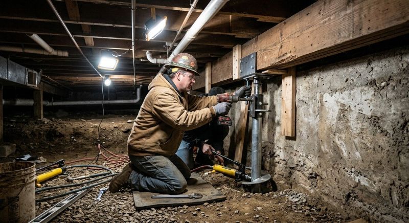 Crawl Space Leveling in Dunlap, TN