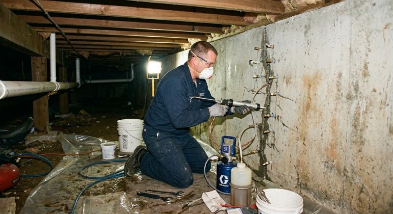 Crawlspace Foundation Repair in Marion County, TN