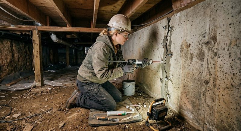 Crawlspace Repair in Dunlap, TN