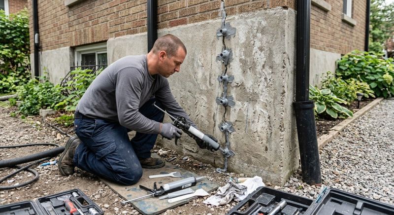 Foundation Crack Repair in Dunlap, TN