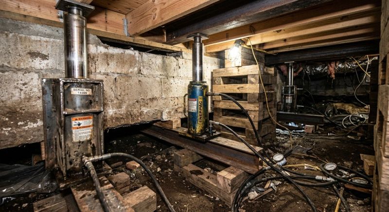 Foundation Jacking in Dunlap, TN