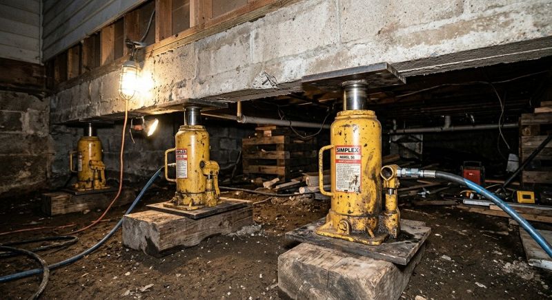 Foundation Jacking in Sequatchie County, TN