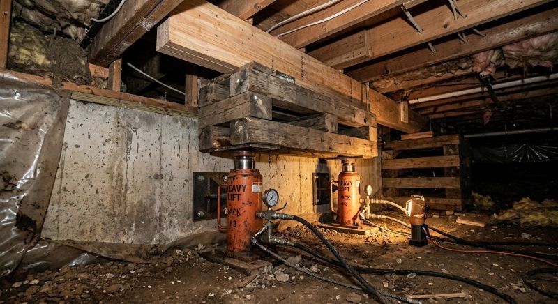 Foundation Jacking in Sequatchie County, TN
