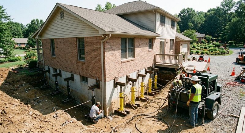 Foundation Jacking in Whitwell, TN