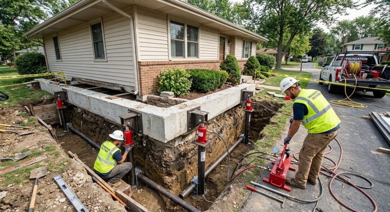 Foundation Jacking in Whitwell, TN