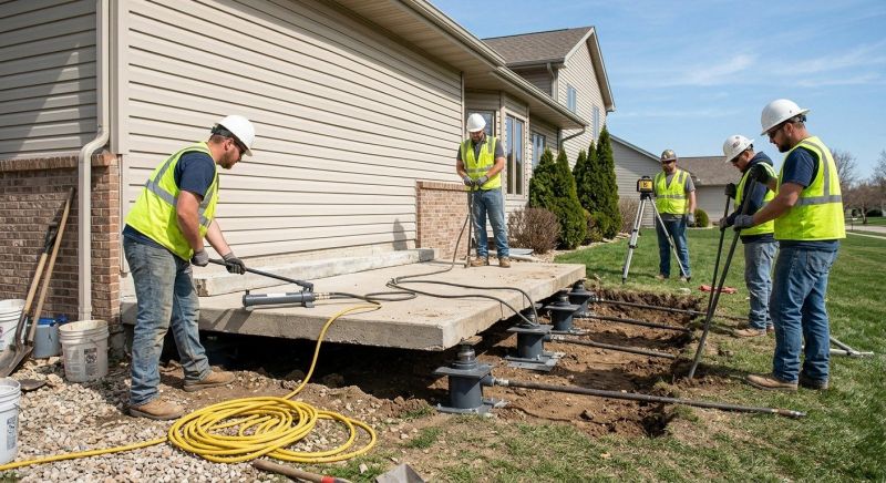 Foundation Lifting in Harrison, TN