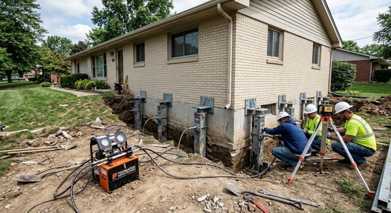 Foundation Pier Leveling in Dunlap, TN