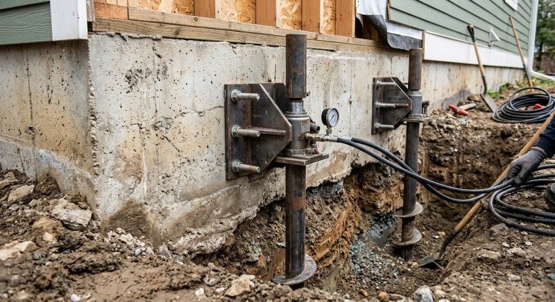 Foundation Pier Leveling in Dunlap, TN