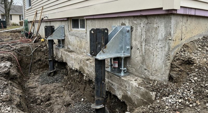 Foundation Pier Leveling in Dunlap, TN