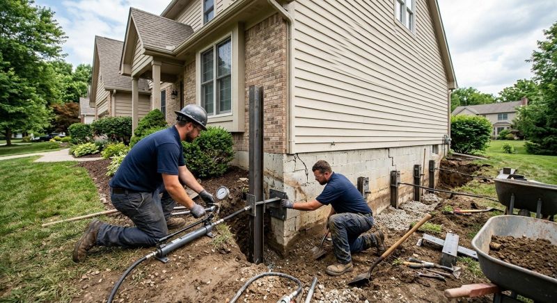 Foundation Pier Repair in Dunlap, TN