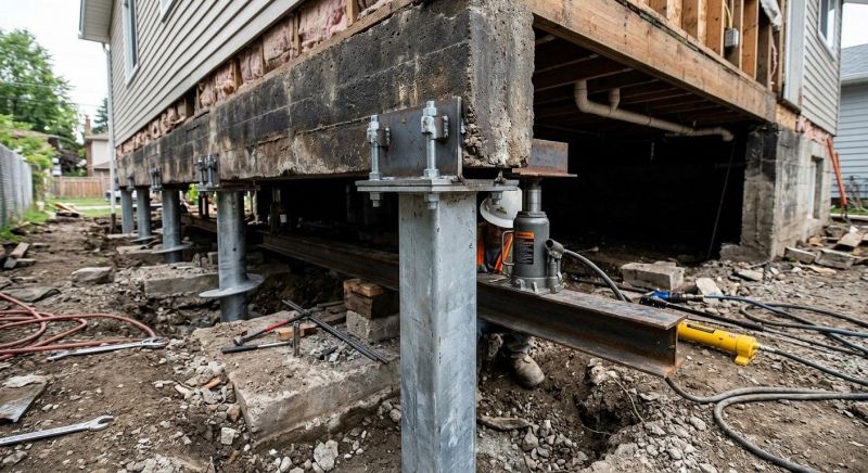 Foundation Raising in Sequatchie County, TN