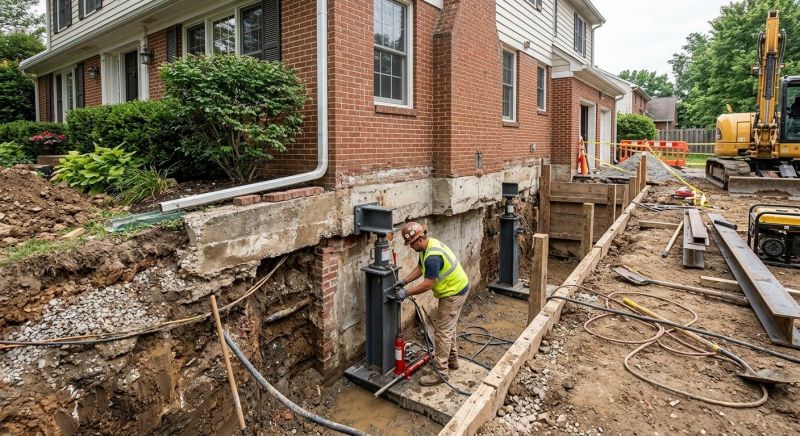 Foundation Raising in Whitwell, TN