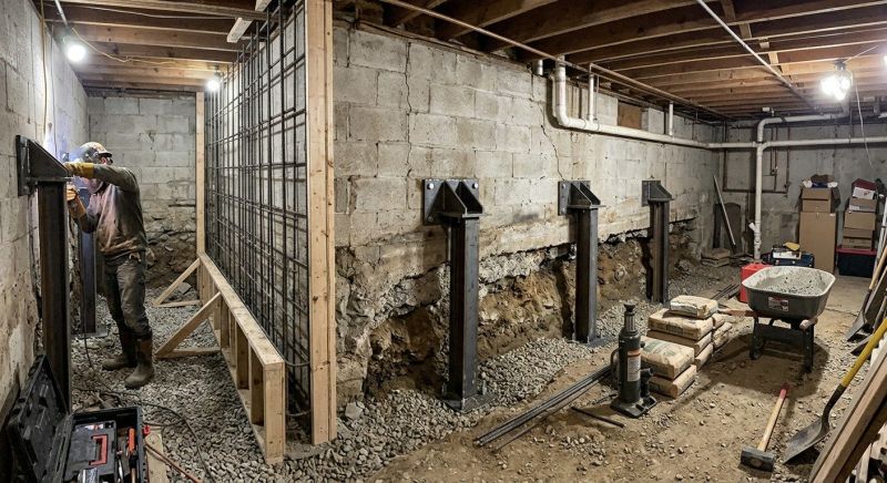 Foundation Strengthening in Dunlap, TN