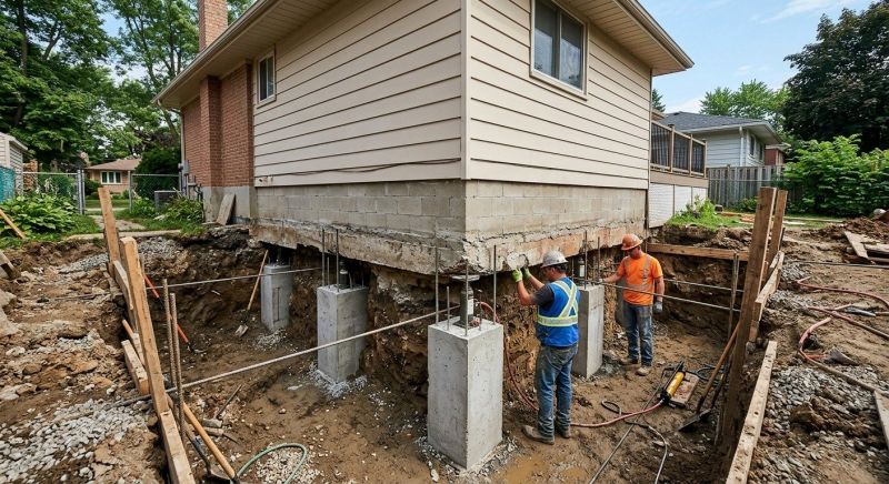Foundation Underpinning in Dunlap, TN