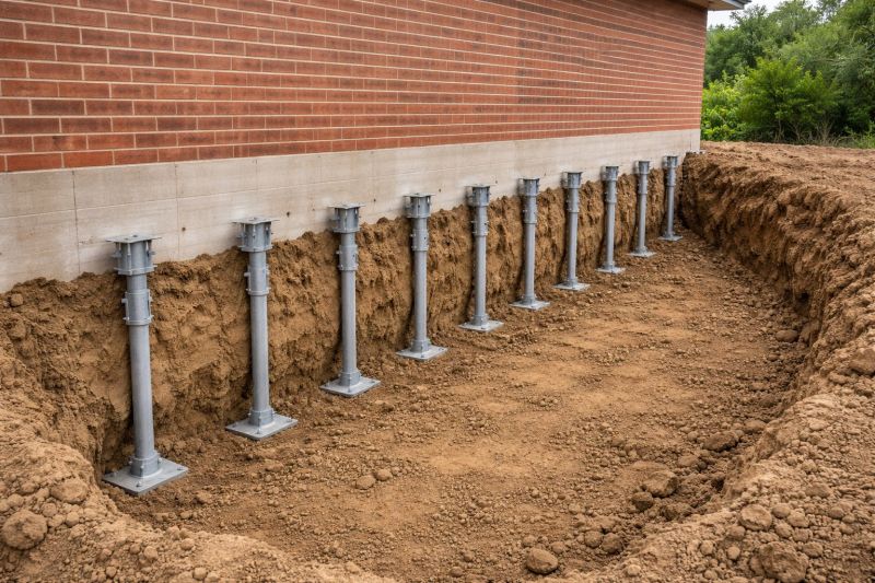 Helical Pile Installation in Dunlap, TN