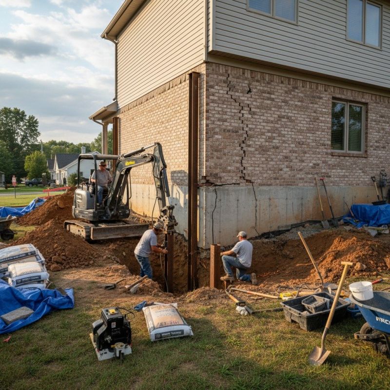 Home Foundation Repair in Sale Creek, TN