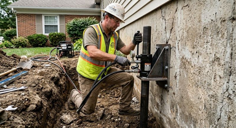 House Foundation Leveling in Dunlap, TN