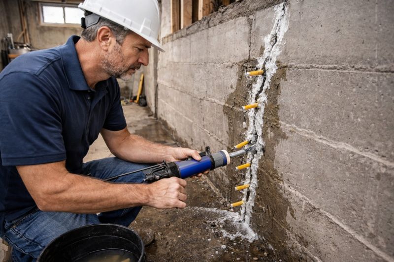 Leaking Foundation Repair in Dunlap, TN