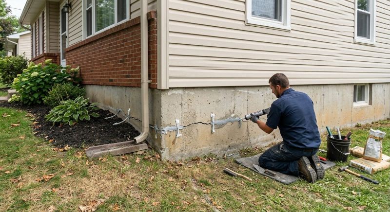 Leaking Foundation Repair in Dunlap, TN