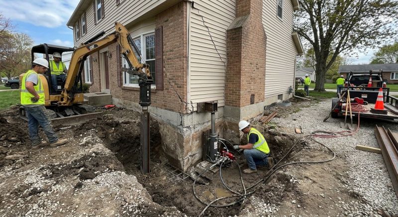 Sinking Foundation Repair in Harrison, TN