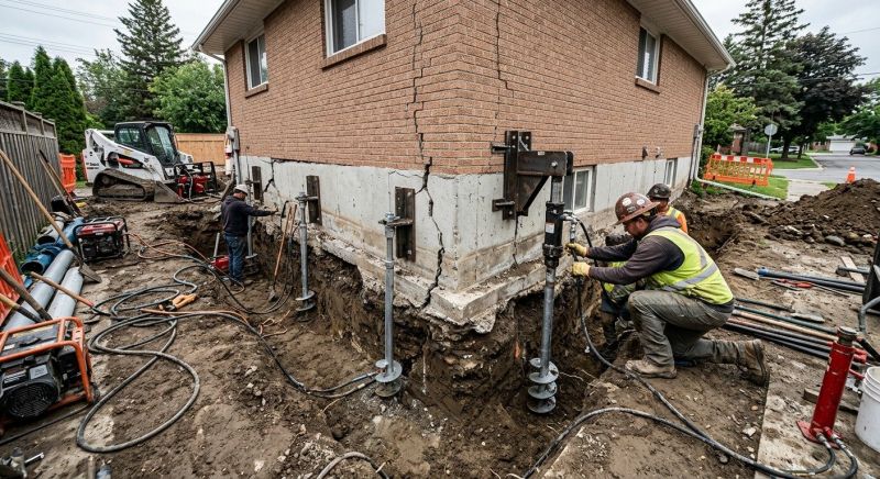 Sinking Foundation Repair in Jasper, TN