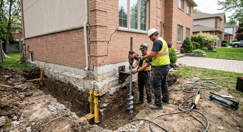 Sinking Foundation Repair in Dunlap, TN