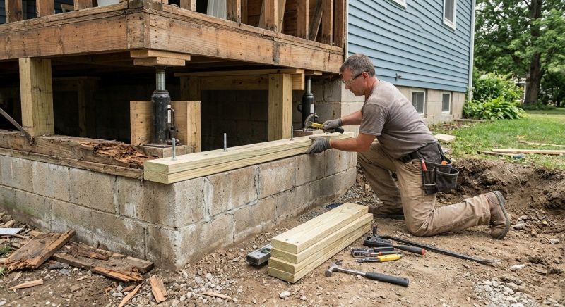 Sinking Foundation Repair in Soddy Daisy, TN