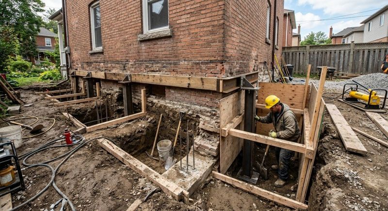 Structural Underpinning in Dunlap, TN