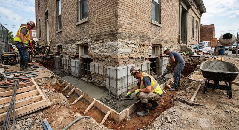 Underpinning Repair in Dunlap, TN